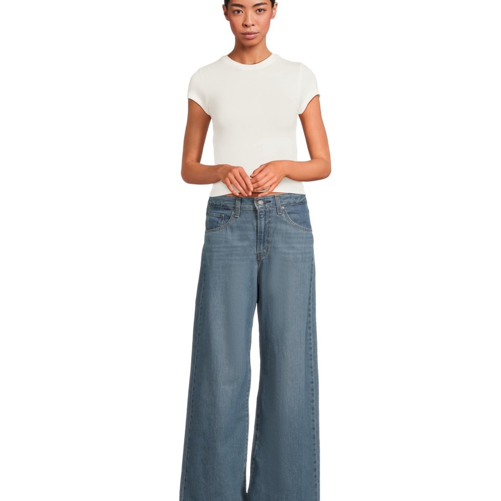Levi's High Rise Cinch Baggy Jeans Size 33